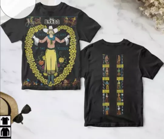 Discover The Byrds Sweetheart Of The Rodeo Album Cover AOP 3D T-shirt