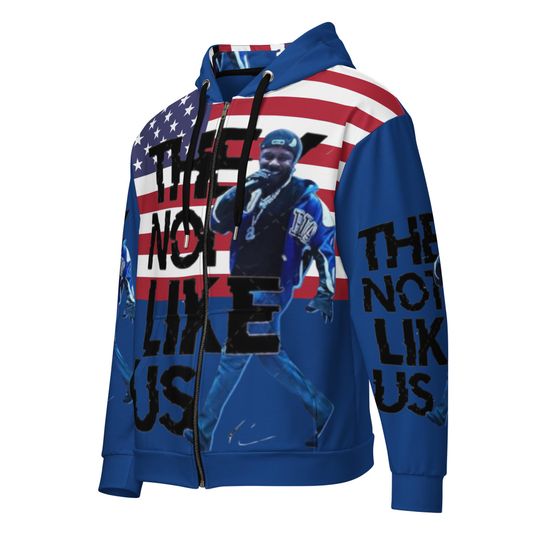 Discover Kendrick lamar They Not Like Us Unisex zip hoodie