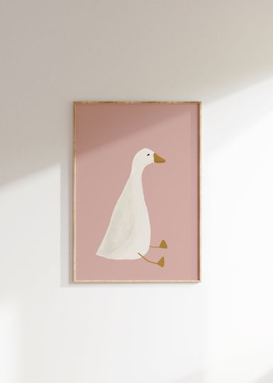 Discover Silly Goose Wall Art, Cute Goose Poster