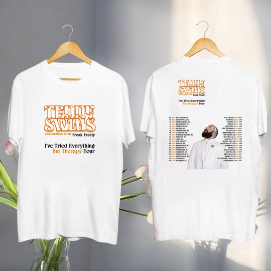 Discover Teddy Swims I've Tried Everything But Therapy Tour 2025 Shirt, Teddy Swims 2025 Concert