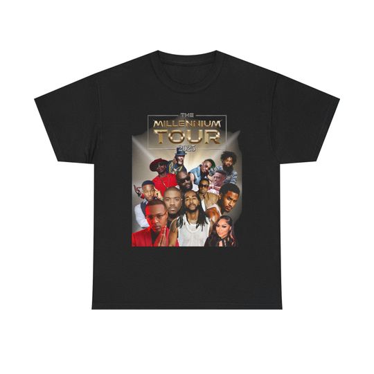 Discover Millennium Tour Unisex Cotton Tee, Retro Concert Shirt, Music Festival Apparel