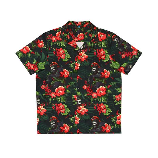 Discover Men's Hawaiian Shirt - Horror Holiday