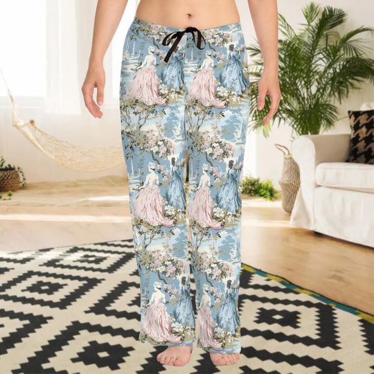 Discover Womens Coquette Vintage  pastel gown Pajama Pants