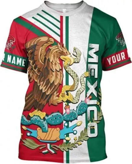 Discover Personalized Name Mexico Shirts Mexican Shirts for Men Customized Men