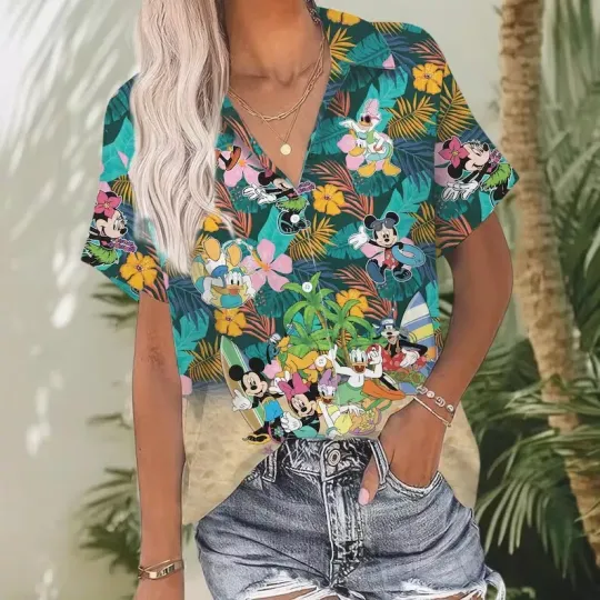 Discover Disneyyy Hawaiian Shirt, Mickeyy and Friends Shirt, Mickeyy Hawaiian Shirt