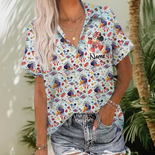 Discover Personalized Minniee Cruise Disneyyy Cruise Hawaiian Shirt