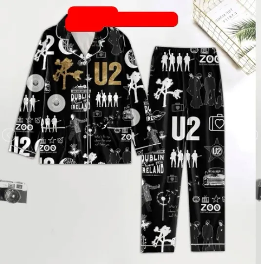 Discover U2 Dublin Ireland Fan Polyester Pajamas Set