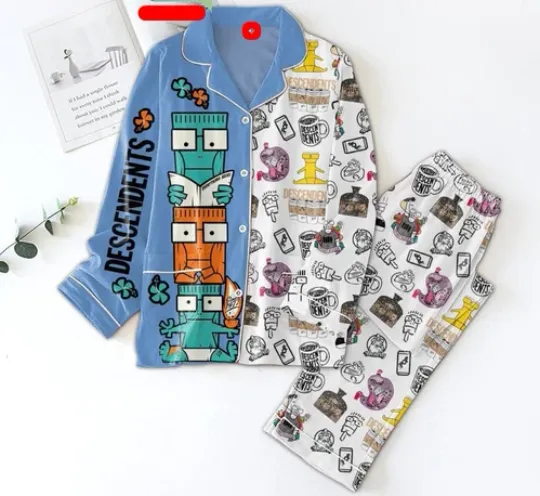 Discover Descendents Rock Band Kabuki Girl  Pajamas Set