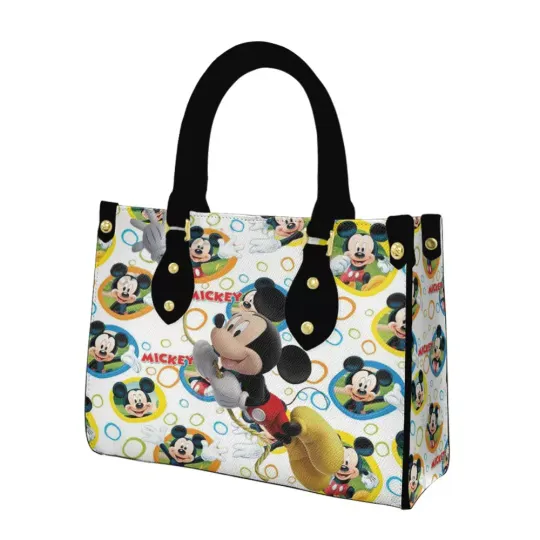 Discover Personalized Mickeyy mouse Leather Handbag, Disneyyy Leather Handbag, gift Woman