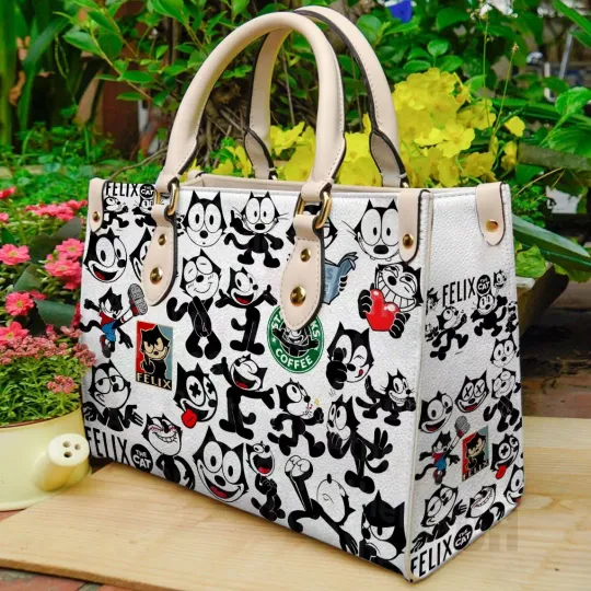 Discover Felix The Cat Leather Handbag, Women Leather Bag Gift