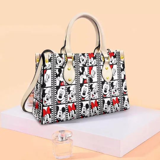 Discover Personalized Disneyyy Mickeyy Leather Handbag, Disneyyy Leather Handbag, gift Woman