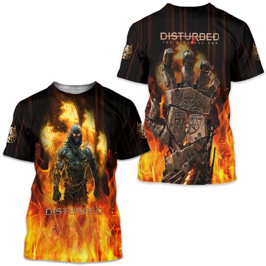 Discover Disturbed Music Band 3D All Over Print shirt