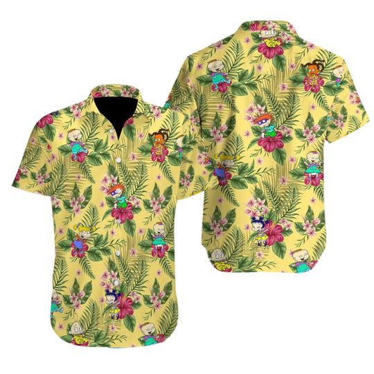 Discover Rugrats Hawaiian Animation Shirt