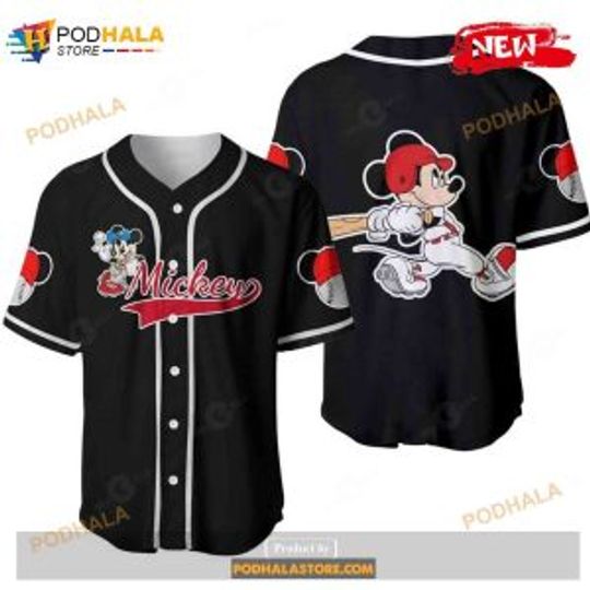 Discover Mickeyy mouse Disneyyy Cartoon Graphics Baseball Jersey