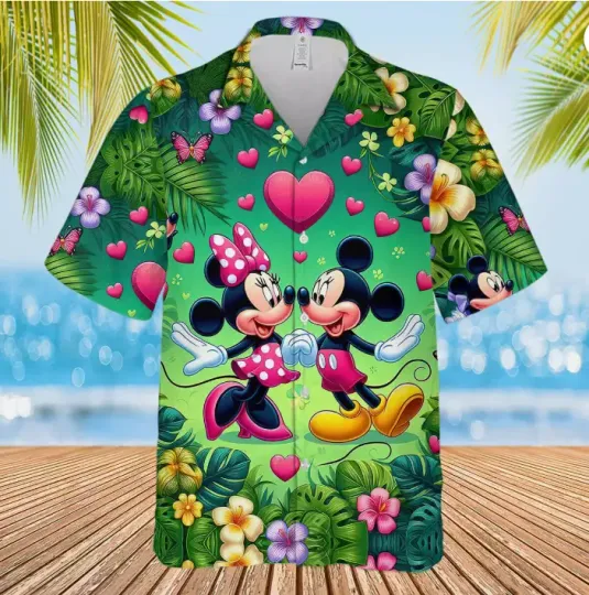 Discover Disneyyy Mickeyy mouse 3D HAWAII SHIRT