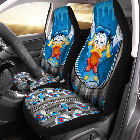 Discover Donald Duckk Seat Covers, Disneyyy Duck Car Seat Cover, Cartoon Movie Seat Protector