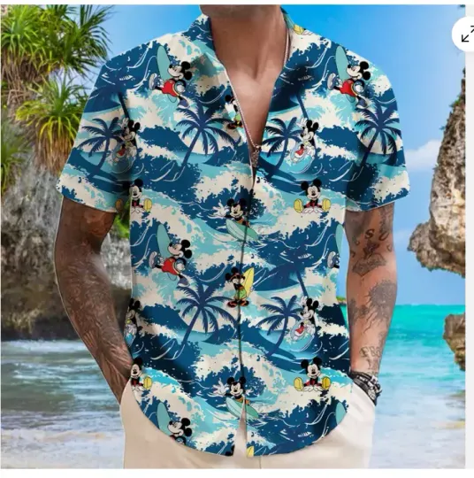 Discover Disneyyy summer 3D HAWAII SHIRT