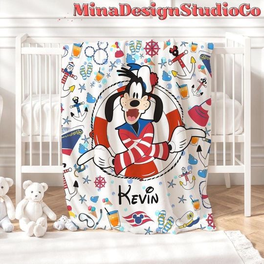 Discover Personalized All Characters Disneyyy Cruise Blanket, Mickeyy & Friends Cruise Blanket