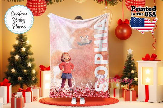 Discover Custom Cartoon Blanket For Boy and Girl, Personalized Cartoon Blanket For Kids