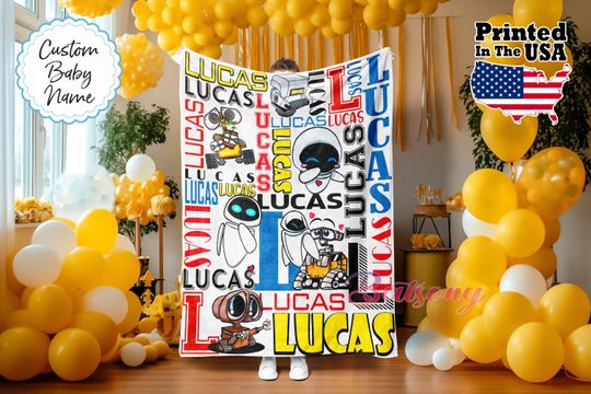 Discover Custom Cartoon Blanket For Boy and Girl, Personalized Cartoon Blanket For Kids