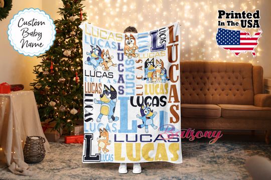 Discover Custom Cartoon Blanket For Boy and Girl, Personalized Cartoon Blanket For Kids