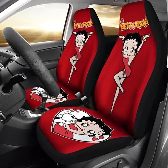 Discover Betty Boop Car Seat Covers, Betty Boop Car Accessories, Car Interior Decor, Seat Cover Set