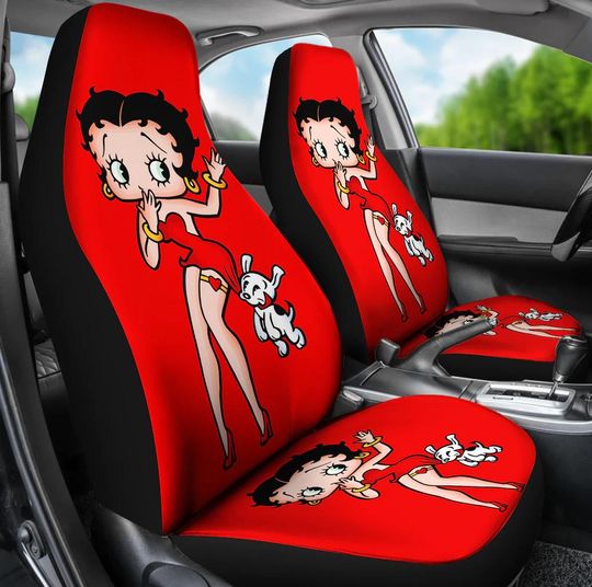 Discover Betty Boop Car Seat Covers, Betty Boop Car Accessories, Car Interior Decor, Seat Cover Set