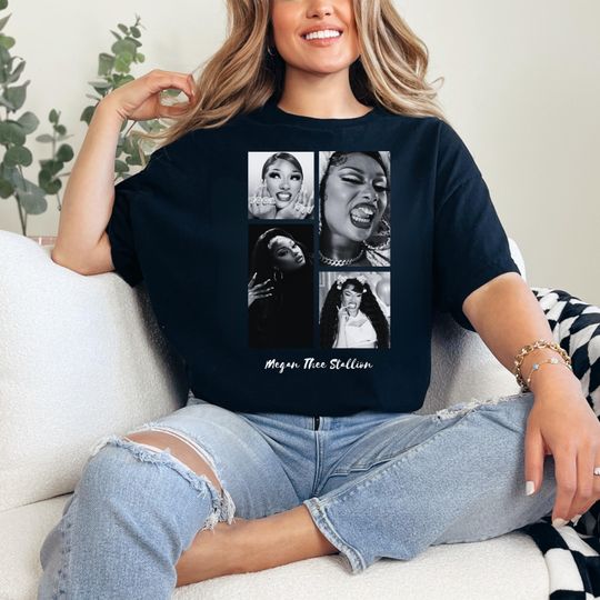 Discover Megan Thee Stallion Shirt, Vintage Megan Stallion tshirt, Megan Retro Tshirt, Megan Thee Stallion