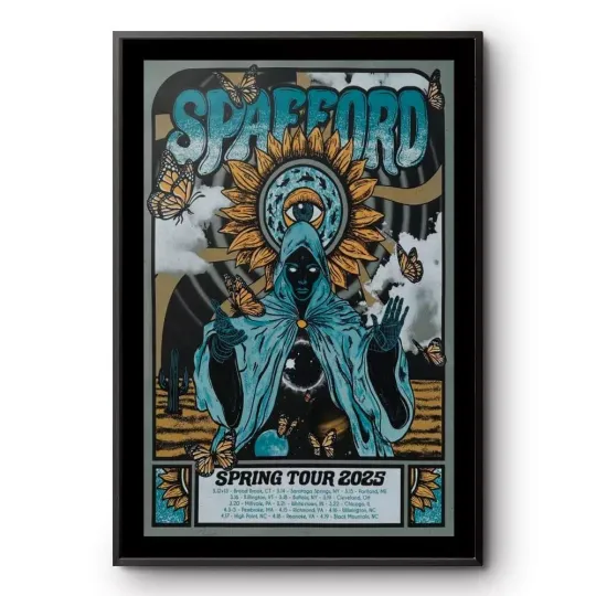 Discover Spafford Spring Tour 2025 Poster