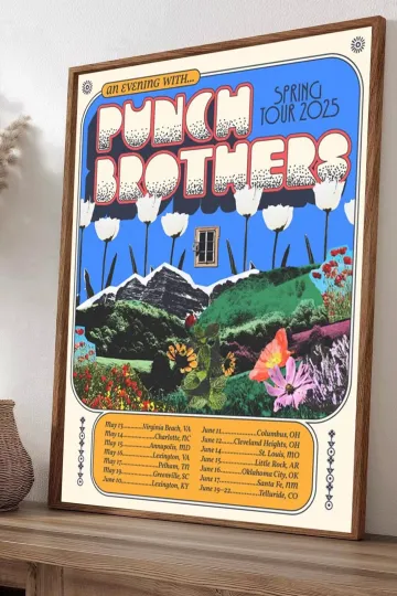 Discover An Evening With Punch Brothers Spring Tour Dates 2025 Poster