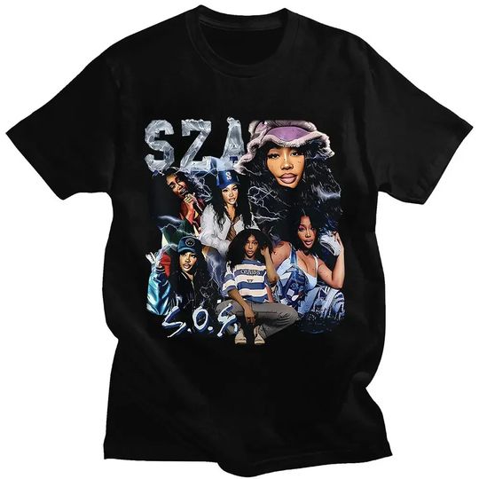 Discover Rapper SZA CTRL X SOS Album Print T Shirt