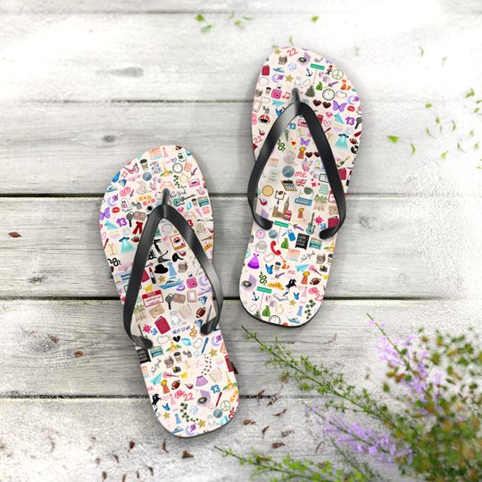 Discover Tay Flip Flops Valentines Gifts for Swift Lover Teen Birthday Gift