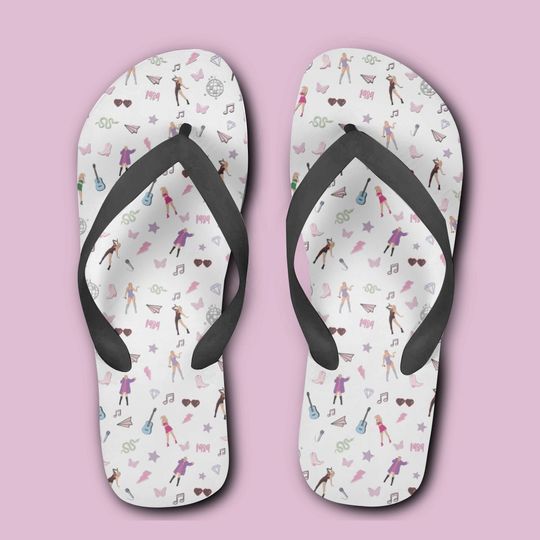 Discover Taylor Inspired Icons Flip Flops