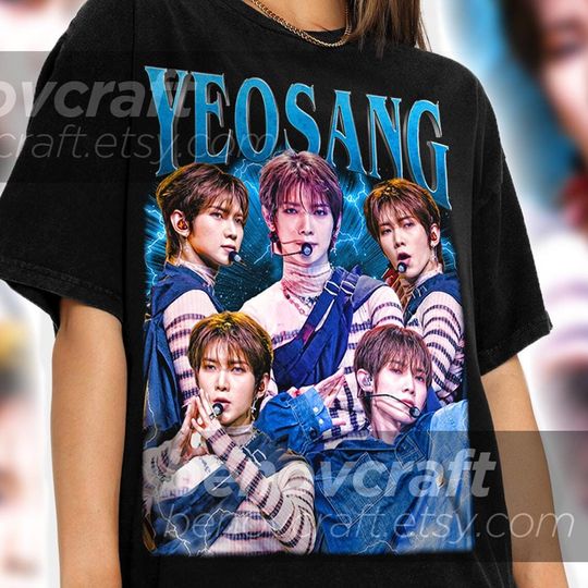 Discover ATEEZ Yeosang Retro 90s Bootleg T-shirt