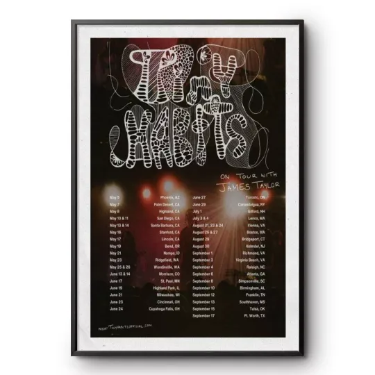 Discover Tiny Habits On Tour 2025 Poster Print Decor