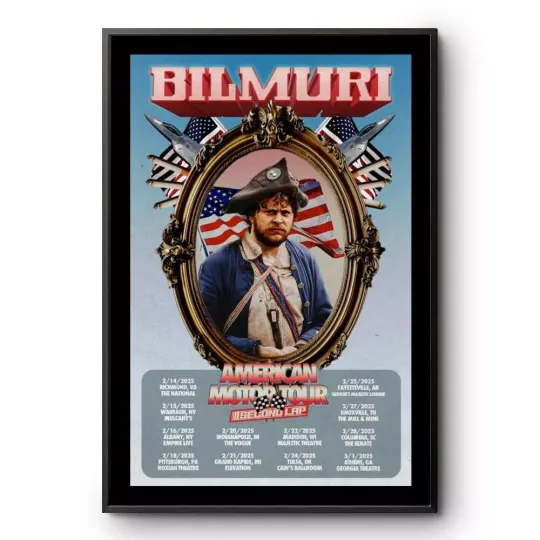 Discover Bilmuri American Motor Second Lap Tour 2025 Poster