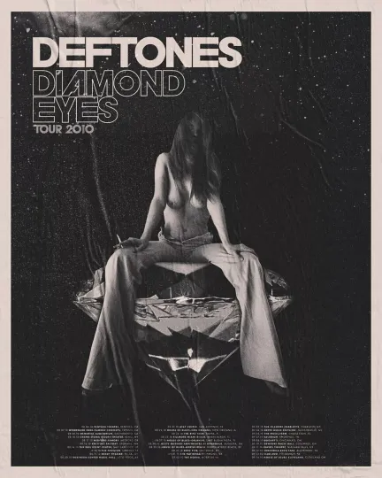 Discover Deftone diamond eyes tour poster