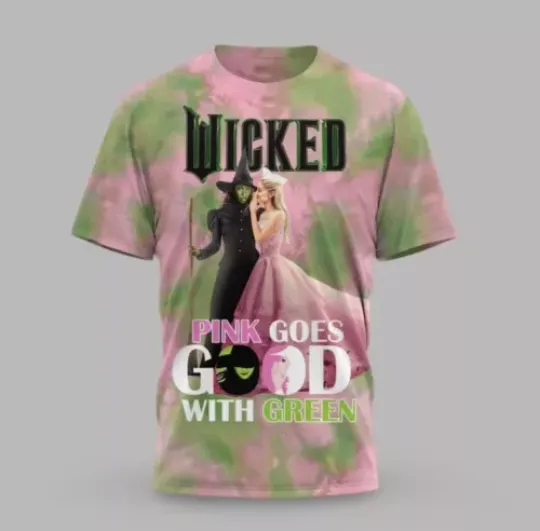 Discover Wicked Witch 3D Shirt, Wicked Broadway A New Musical Shirt