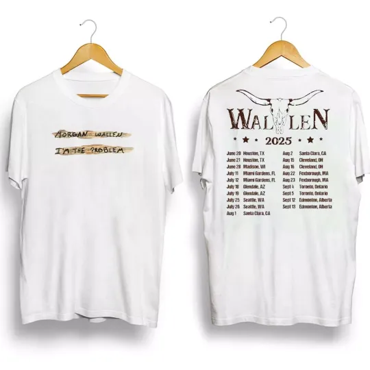 Discover Wallen Western Im The Problem Tour 2025 T-Shirt Gifts Fan
