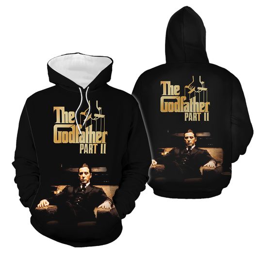 Discover 3d hoodie, The Godfather II Movie Graphic Hoodie