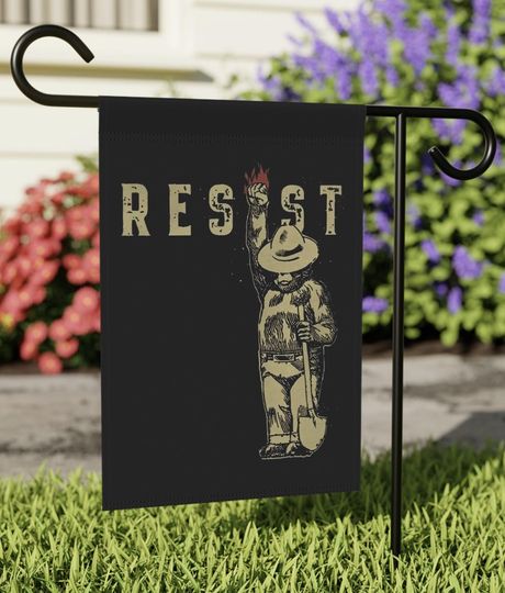 Discover SMOBEAR Resist Flag, Anti Trump Garden Flag, Environmental Activism Flag, National Park Flag