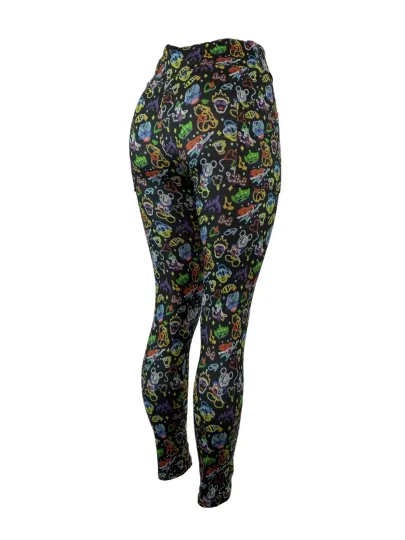 Discover Neon Style Disneyyy Characters Leggings