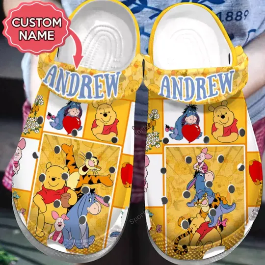 Discover Customized Clogs winniee the poohh And Funny Friends  Clogs