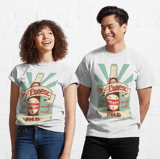Discover Dr Pepper Bottle Classic T-Shirt