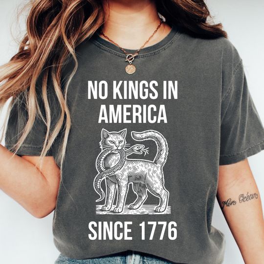Discover No Kings In America Anti Trump Shirt, Anti Fascism Fascist Tee