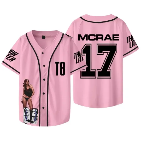 Discover Tate McRae 17 shirt Think Later Merch Baseball
