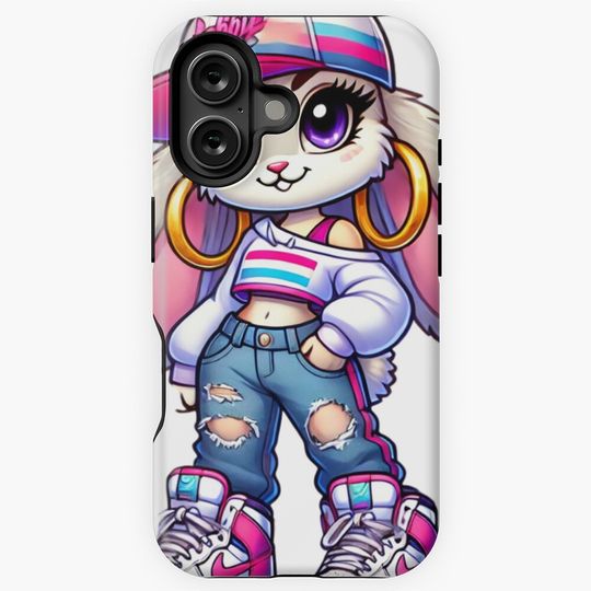 Discover Cute Meets Bunny iPhone Case