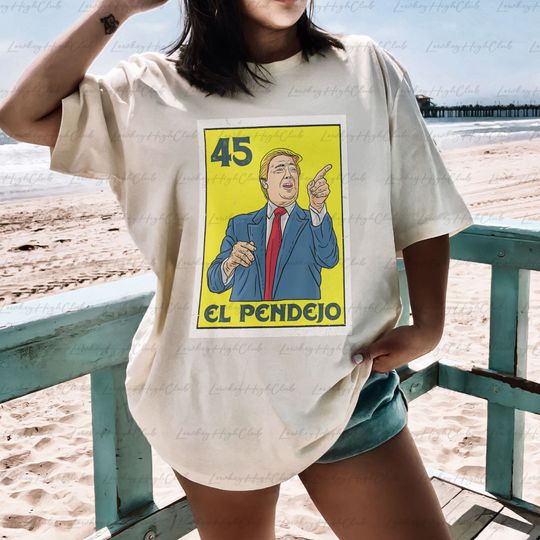Discover Retro El Pendejo Trump Shirt, 45 Trump President Shirt, Election Seasons Shirt, America Pro-Trump Shirt, Republican Voters Shirt