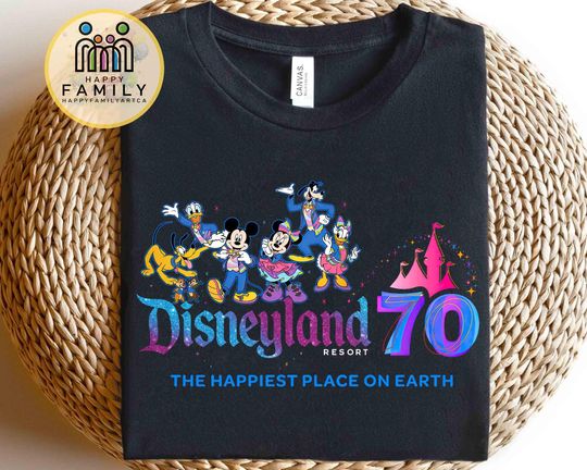 Discover Disneyyland 70th Anniversary Shirt, Mickeyy Minniee 70 Years Of Magic Shirt