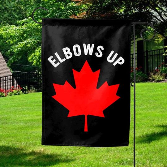 Discover Elbows Up Canada Garden Flag, True North Strong and Free Flag, Canadian Hockey